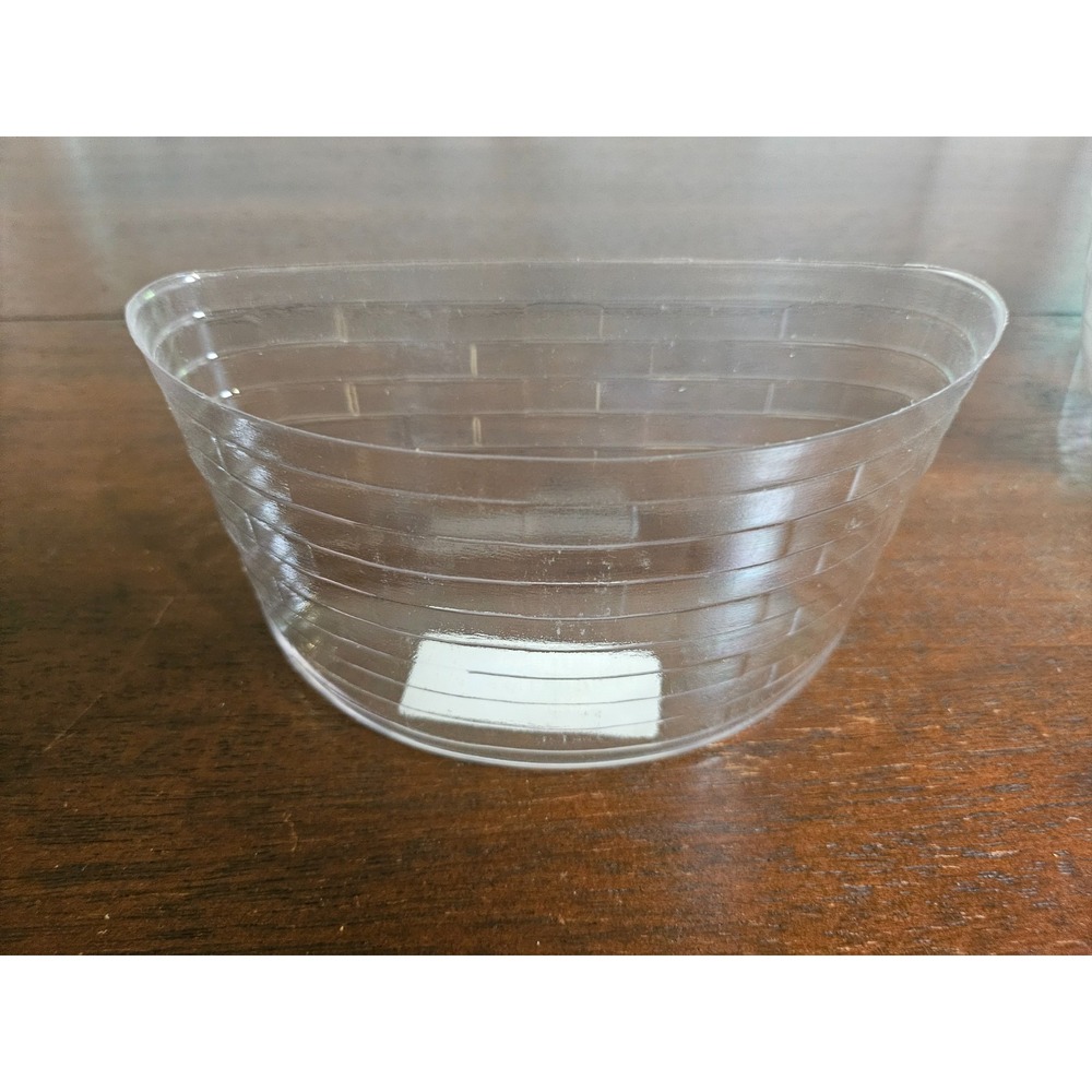 Longaberger Small Scalloped Pocket Protector Small Clear 2006 Basket Liner 40313
